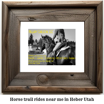 horse trail rides near me in Heber, Utah